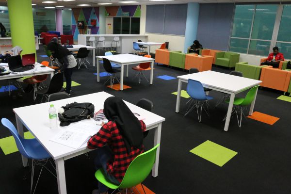 24-hour room offers comfort for continuous learning