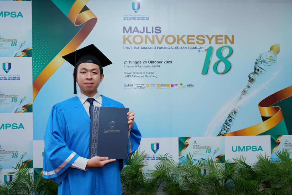 Fokus di dalam kelas kunci kejayaan Loh Yew Jin penerima Anugerah Emas Universiti 