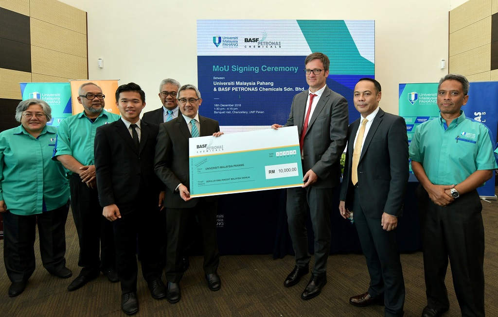 UMP and BASF PETRONAS Chemicals signed MoU on sharing of technology and knowledge and talent development