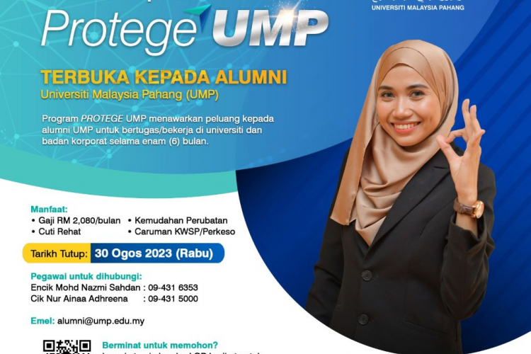 Tawaran buat alumni sertai program Protege UMPSA