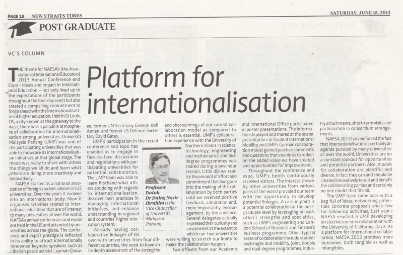 Platform For Internationalisation