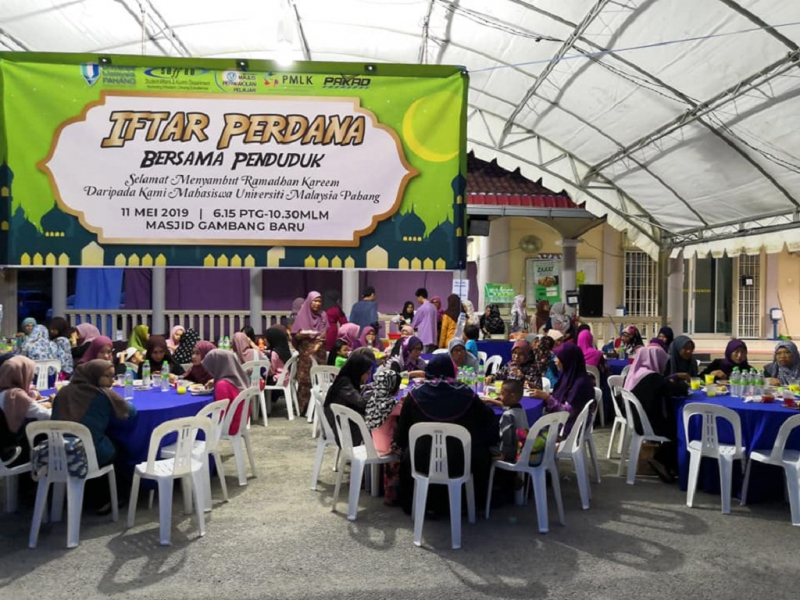 Mahasiswa UMP imarahkan Ramadan bersama komuniti kampung