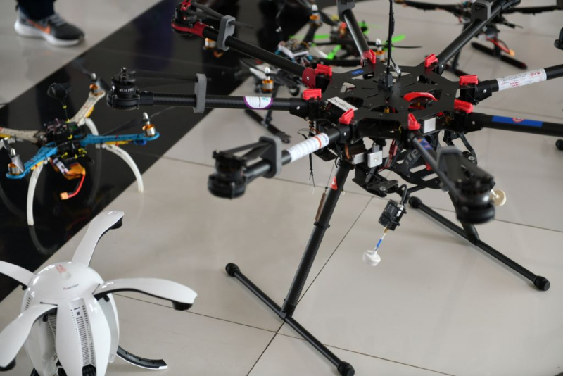 Keen in technical field, Zek Aman can build drones