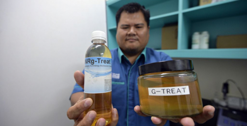 Ts. Mohd. Najib, researcher-cum-entrepreneur formulates oily wastewater treatment product