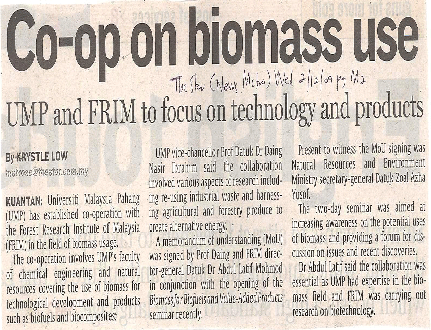 Co-op On Biomass Use