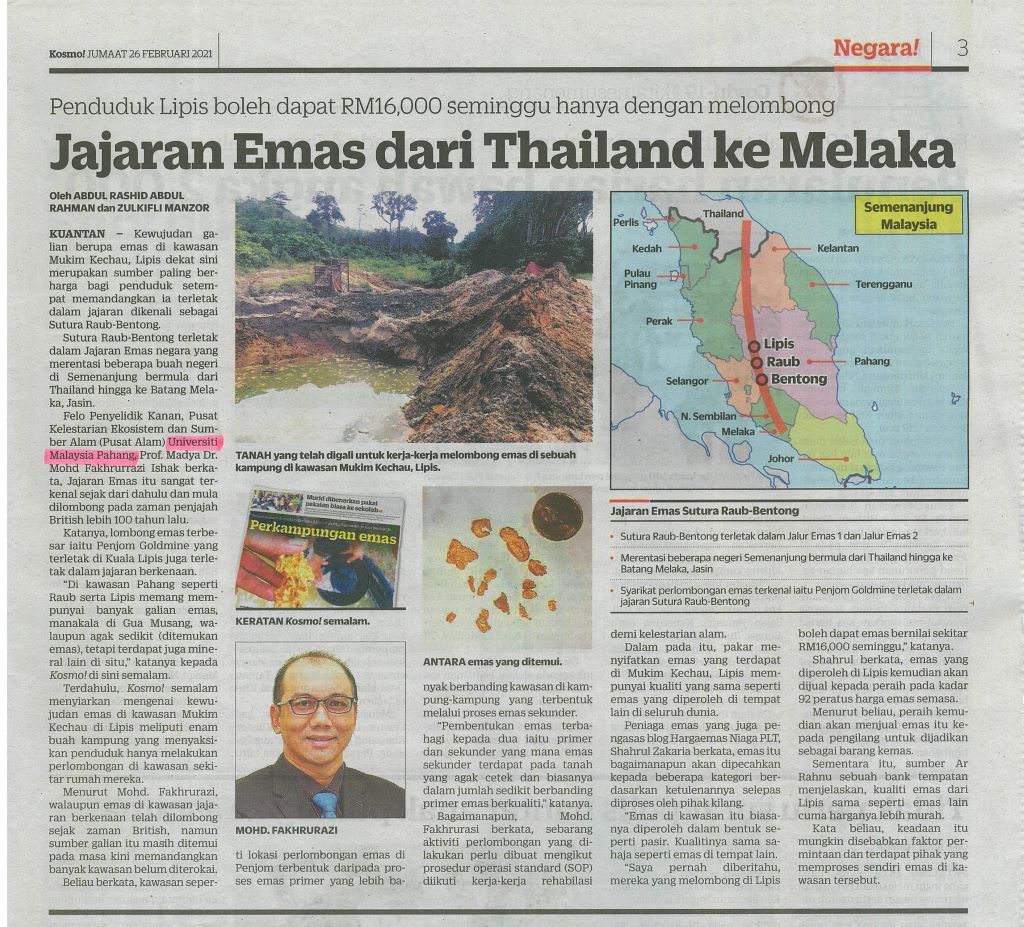Jajaran Emas dari Thailand ke Melaka