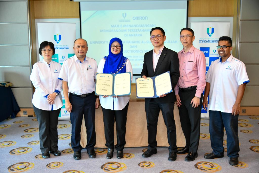  UMPSA, Omron Electronics (M) Sdn. Bhd. kukuhkan kerjasama lahirkan pelajar kompeten