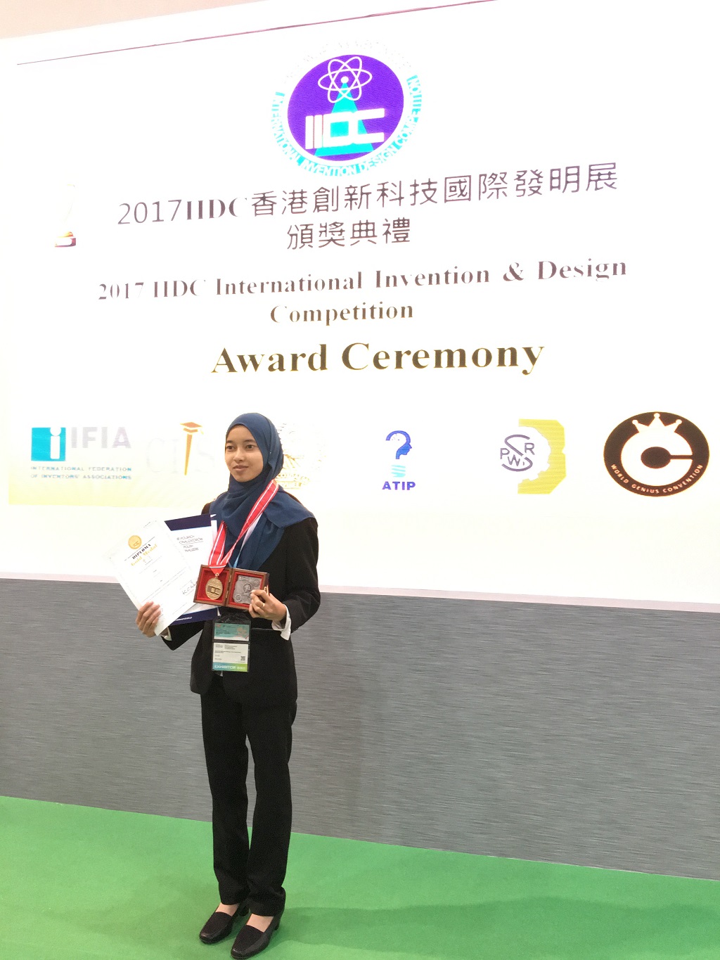 Nurul Akma, an exemplary of a strong-willed and hard-working young engineer