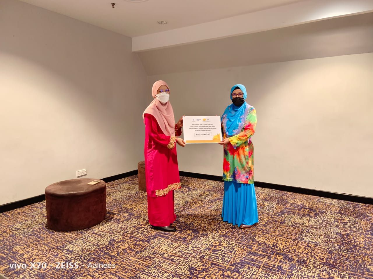 Persatuan Wanita UMP sumbang RM10,000 untuk Tabung Yayasan UMP bantu golongan susah