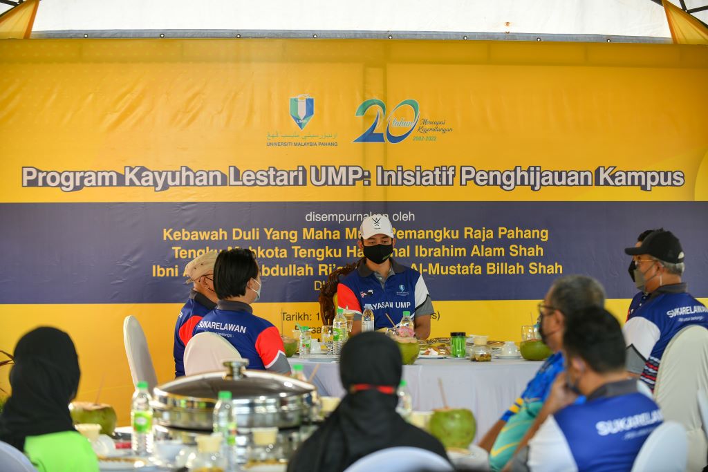 KDYMM Pemangku Raja Pahang dilantik Penaung Diraja Sukarelawan UMP