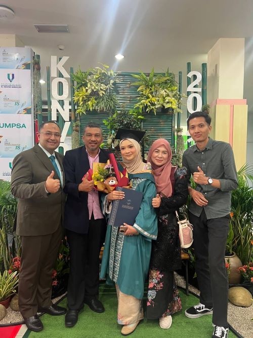 5 UMPSA staff children graduated, received diplomas and degrees