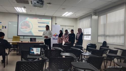 A sharing session was conducted with all 12 entrepreneurs via Google Meet and live in class  Footnote: The participants have consented to their images being published