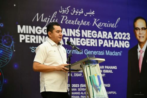 National Science Week Carnival 2023 at Pahang State Level supports efforts to cultivate Science, Technology, and Innovation