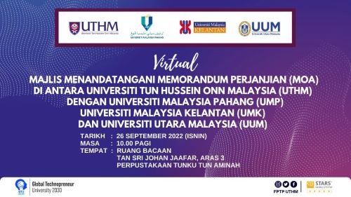 UMP-UTHM-UMK-UUM Research Grant Collaboration (CRG)
