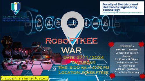 RoboFTKEE War UMPSA tunjuk aksi, cungkil bakat peminat robotik