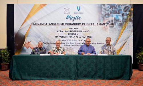 UMP dan Kerajaan Negeri Pahang jalin kerjasama dalam analitis data raya
