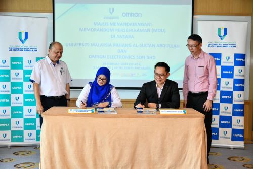 UMPSA, Omron Electronics (M) Sdn. Bhd. kukuhkan kerjasama lahirkan pelajar kompeten