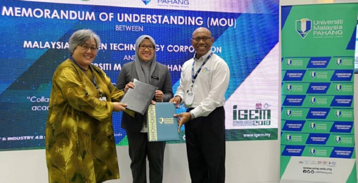 UMP going greener MoU with Greentech Malaysia