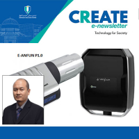 Vol. 145 Sept. 2021: Associate Professor Dr Muhammad Sharfi invents e-Anfun, odour detection electronic device