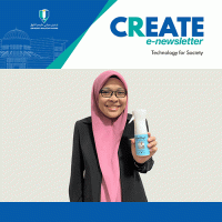 Vol. 185 June 2022: ChM. Dr. Wan Norfazilah invents environmentally friendly waterproof spray for fabrics