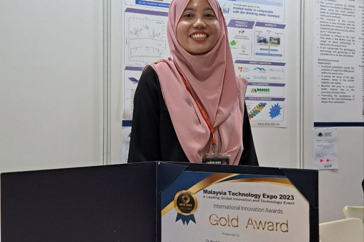 Dr. Nadzirah creates MD-SOLARES: Solar Assisted Membrane Distillation System