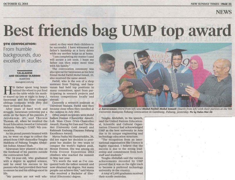 Best Friends Bag UMP Top Award