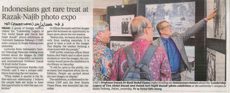 Indonesian Get Rare Treat At Razak-Najib Photo Expo