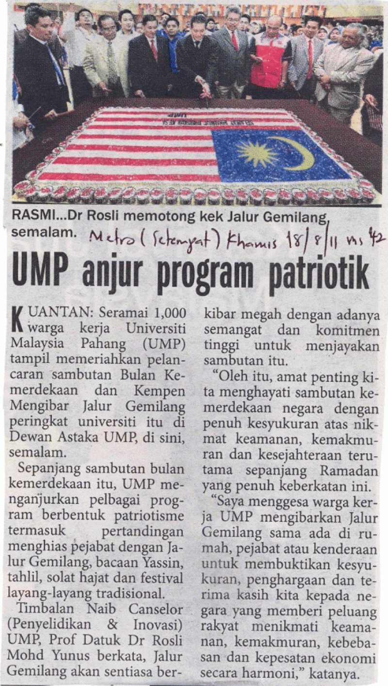 UMP Anjur Program Patriotik