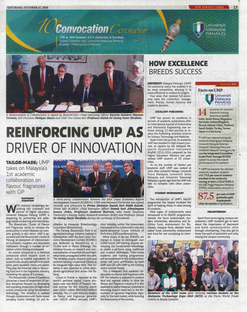 Reinforcing UMP As Driver Of Innovation