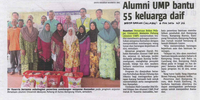Alumni UMP bantu 55 keluarga daif