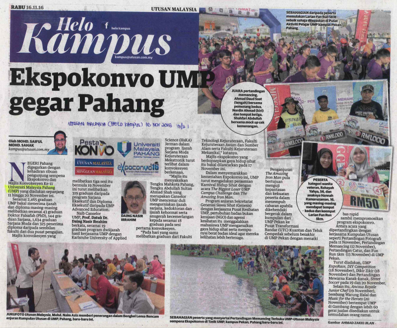Ekspoconvo UMP gegar Pahang
