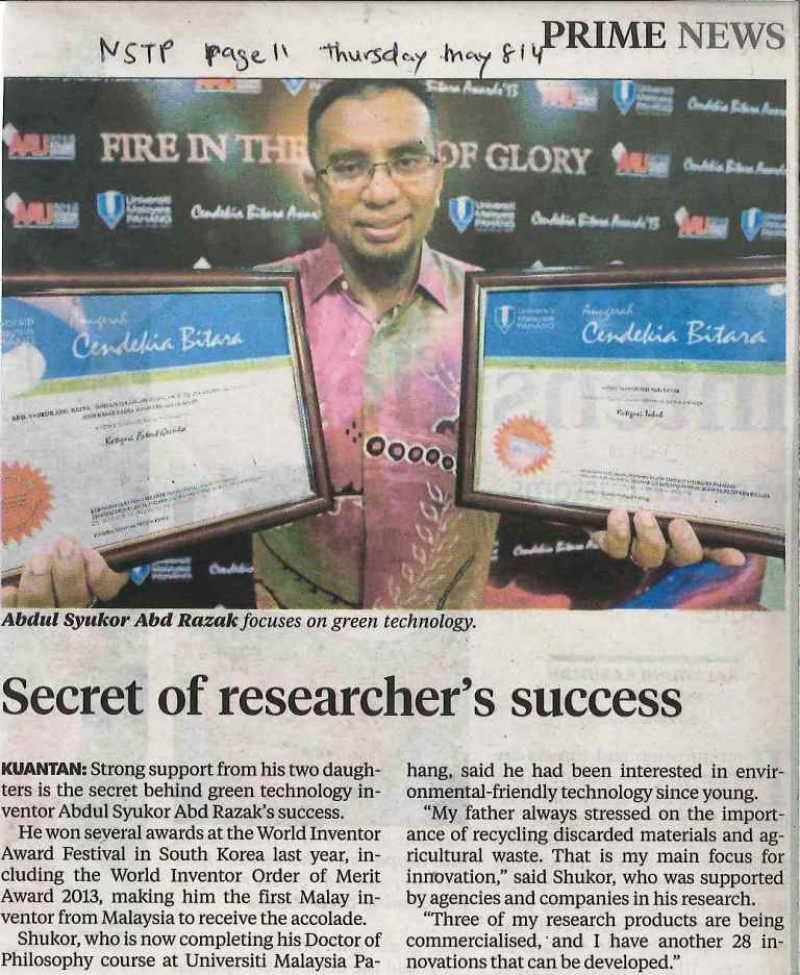 Secret of researcher's success