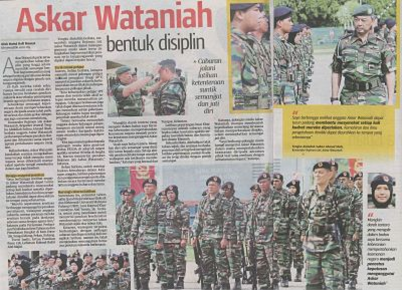 Askar Wataniah Bentuk Disiplin