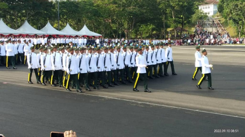 103 UMP ROTU Cadet Officers commissioned