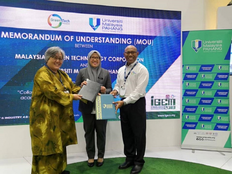 UMP going greener MoU with Greentech Malaysia