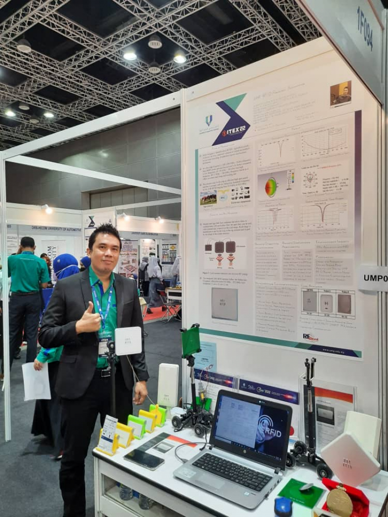 Mohd Hisyam hasilkan antena RFID berfrekuensi tinggi bagi naik taraf sistem RFID tol Malaysia