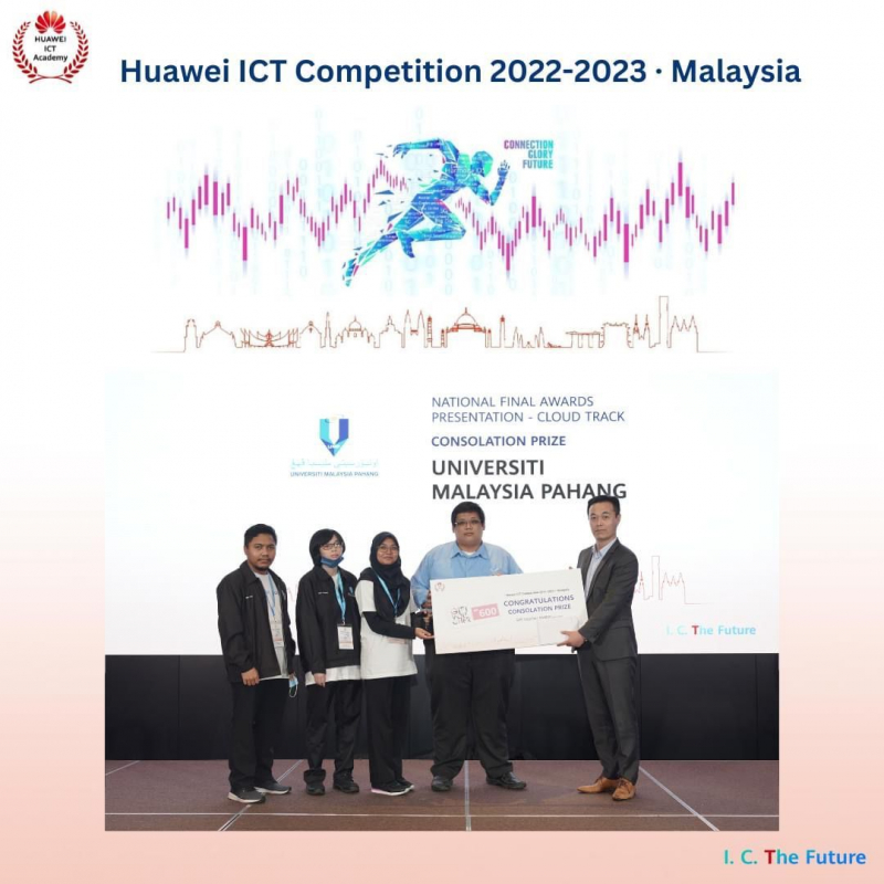 Pelajar FK berjaya bawa pulang hadiah sagu hati dalam Huawei ICT Competition 2022-2023