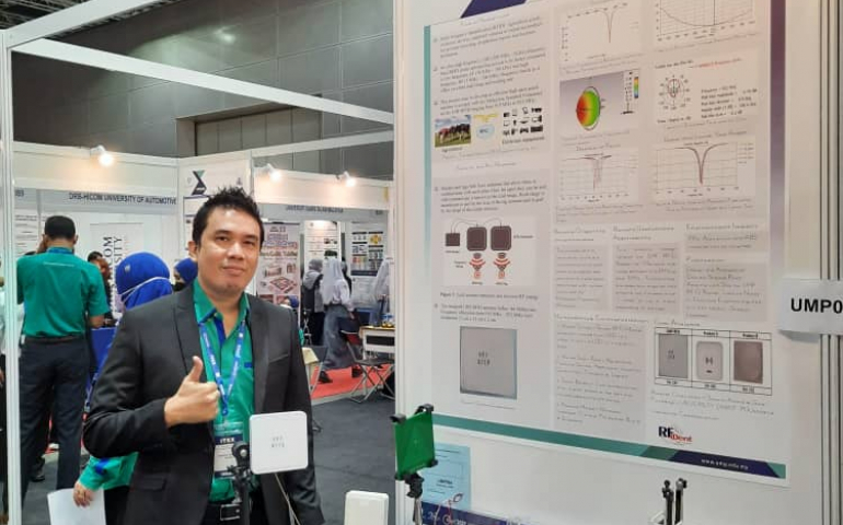 Mohd Hisyam hasilkan antena RFID berfrekuensi tinggi bagi naik taraf sistem RFID tol Malaysia